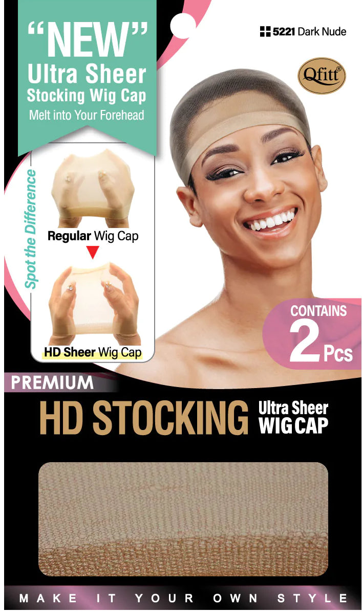 HD STOCKING ULTRA SHEER WIG CAP NUDE