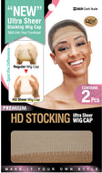 HD STOCKING ULTRA SHEER WIG CAP NUDE