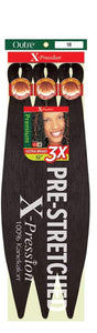 Outre X-Pression Braid-Pre Stretched Braid 52" 3X 3 Packs