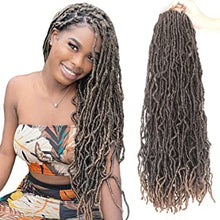 Nu Locs Pre Looped Crotchet Braiding Hair 24inch