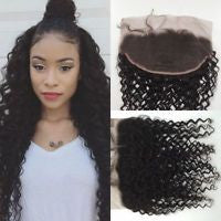 12A GRADE Peruvian Hair 14, 18 and 20inch Lace Frontal Closure (Ear to Ear)